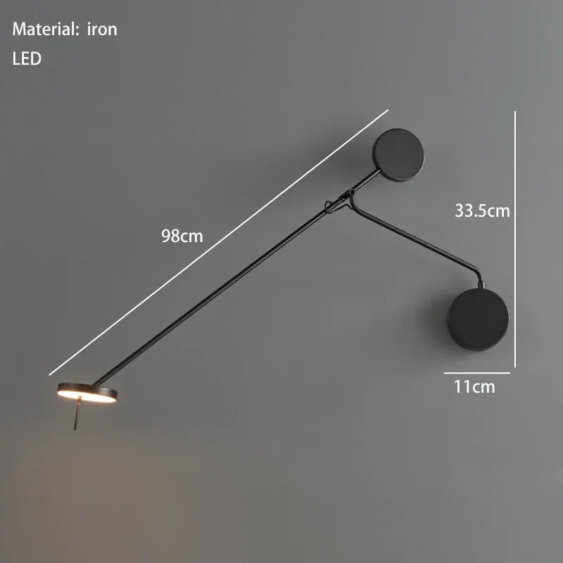 lampadaire led minimaliste rotatif lampe de lecture luminaire debout