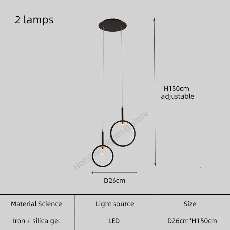 lustre moderne simple en forme trapézoïdale pour décoration intérieure