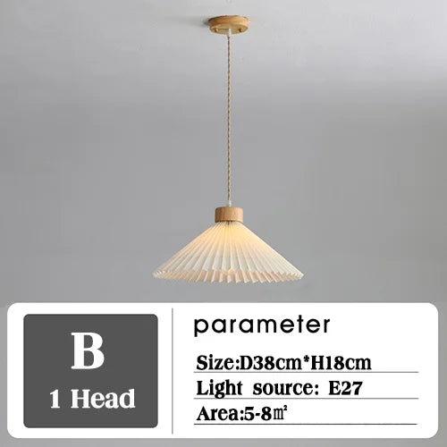 lustre suspendu moderne en bois pour décoration