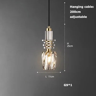 suspension art déco cristal luminaire élégant pour intérieur moderne