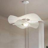 Suspension à chapeau nordique E27 lampes suspendues en tissu blanc pour salon salle à manger chambre lustre LED Luminaire d'intérieur
