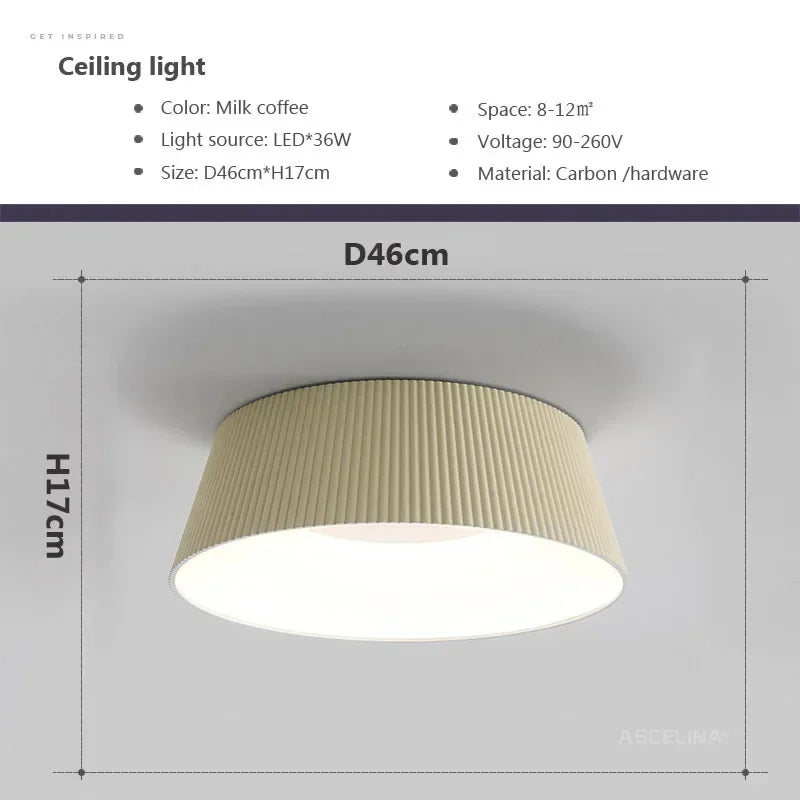 lustre moderne nordique à led pour intérieur