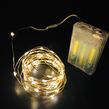 guirlande lumineuse en cuivre pour décoration de fête