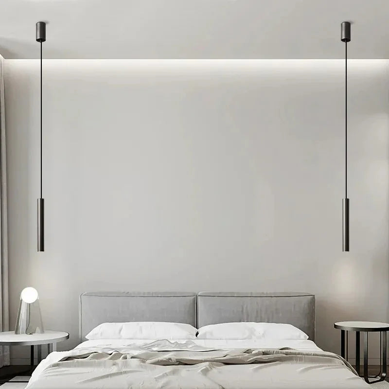 lustre led moderne en cuivre pour hôtel fil réglable