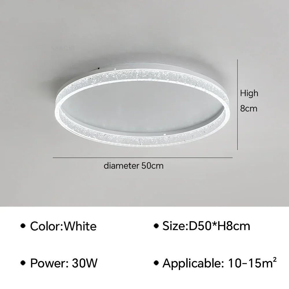 plafonnier moderne led pour décoration intérieure