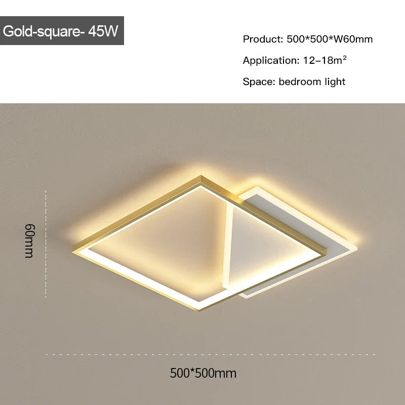 lustre led moderne simple décoration maison tondi