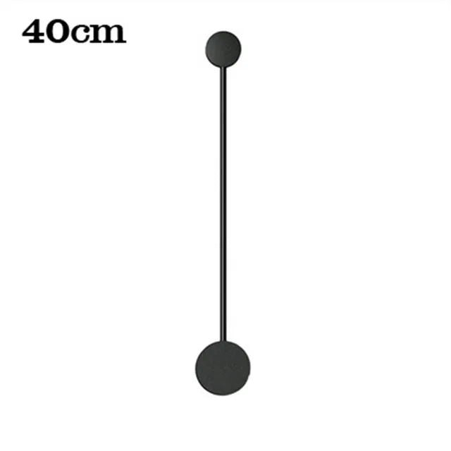 Modern Nordic Black Wall Lamp  AC110V AC220V Bedroom Bedside Wall Sconce Light Art Decoration Fixtures Living Room Wall Lights