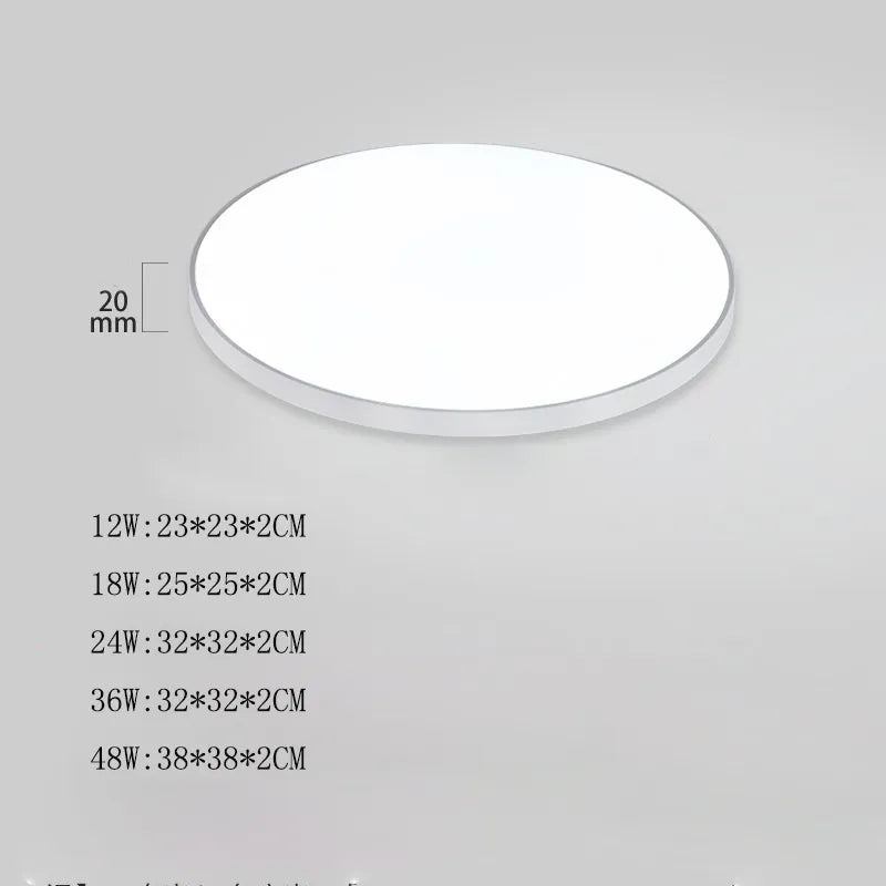 Plafonnier LED lustre de plafond moderne 48W 36W 24W plafonnier lumières pour chambre cuisine salle de bain salle à manger éclairage