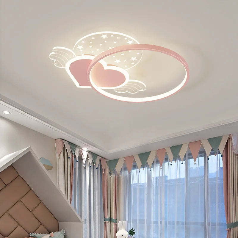 lumière moderne simple et romantique pour chambre d'enfant