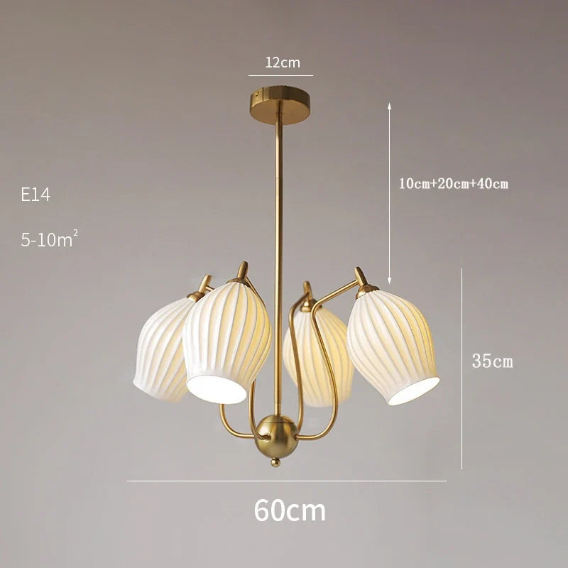 lustre bauhaus français en céramique pour intérieur élégant