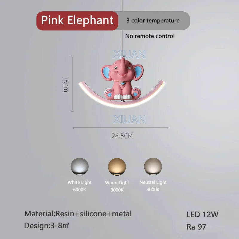 lampe suspendue déco licorne