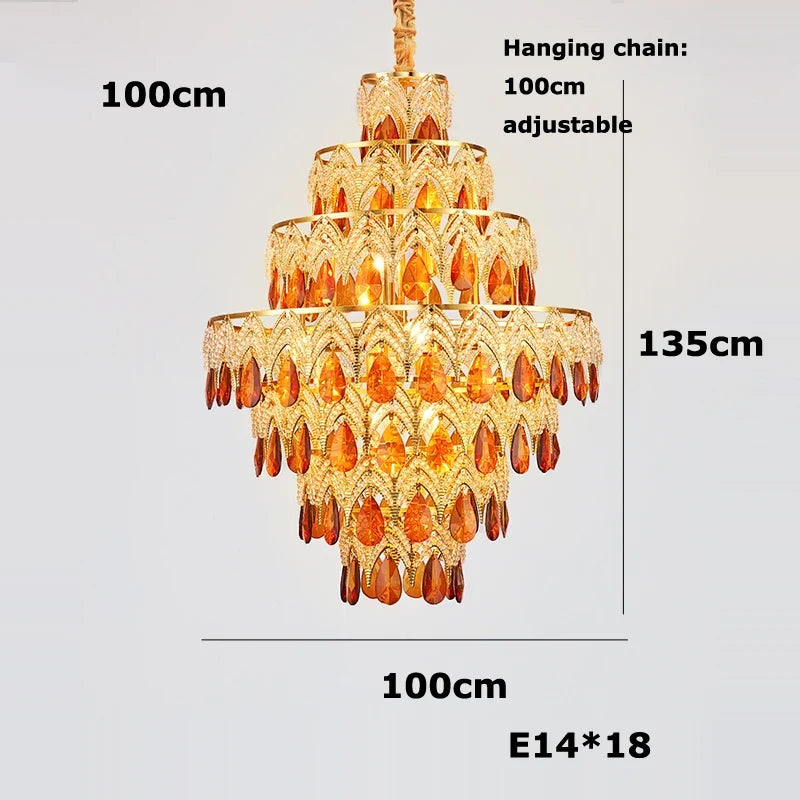 plafonnier led en chrome doré design élégant pour intérieur