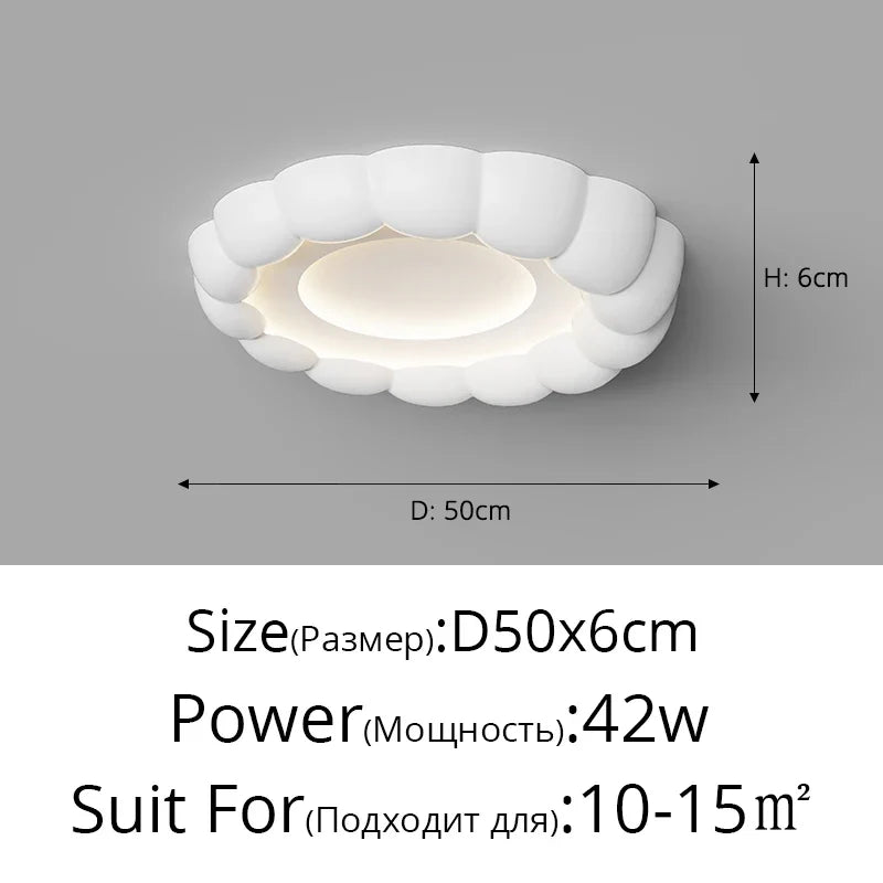 simple plafonnier moderne créatif style bulle protection des yeux chaud