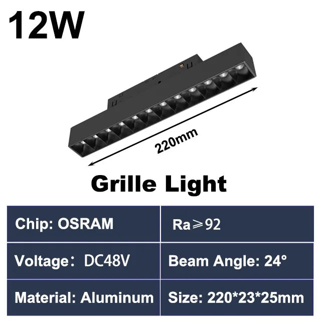 rail d éclairage magnétique moderne pour intérieur en aluminium