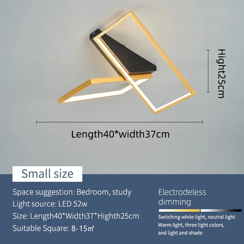 plafonnier à led moderne pour décoration intérieure élégante