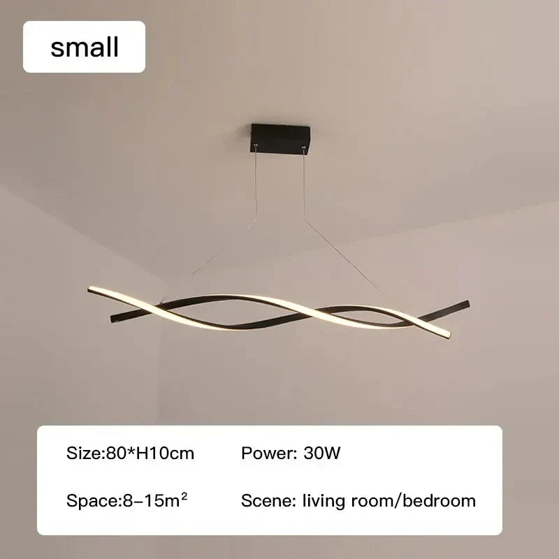 lustre moderne en verre pour éclairage intérieur