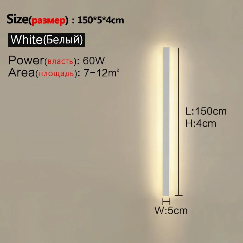 applique murale extérieure à led étanche pour éclairage décoratif