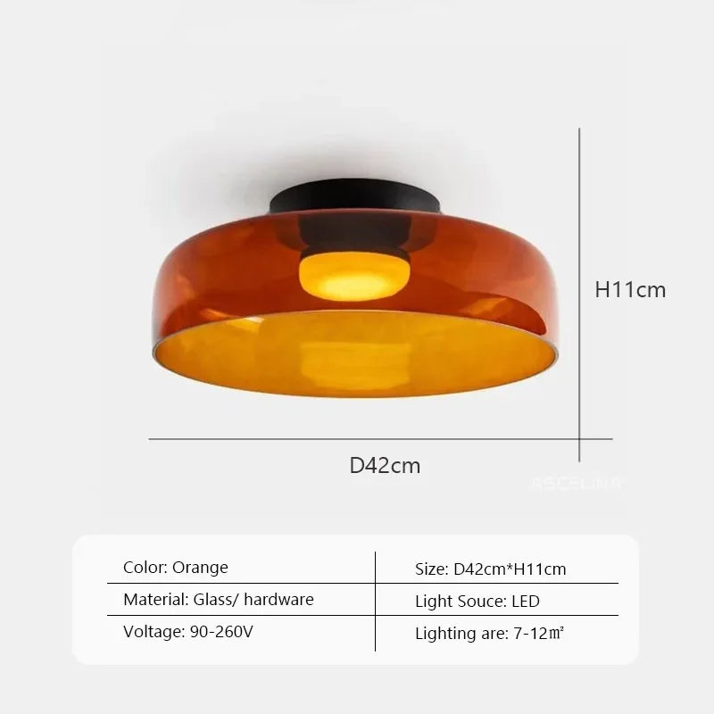 Plafonnier en verre nordique chambre à coucher plafonnier médiéval pour Restaurant Simple moderne créatif salle à manger lampes de décoration