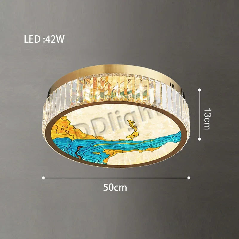 luminaire art déco led dimmable doré
