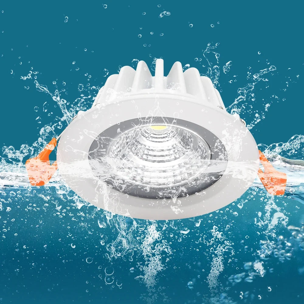 Spot IP65 LED étanche Downlight encastré salle de bain Anti-buée cuisine salle de douche hôtel salle de douche éclairage