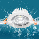 Spot IP65 LED étanche Downlight encastré salle de bain Anti-buée cuisine salle de douche hôtel salle de douche éclairage