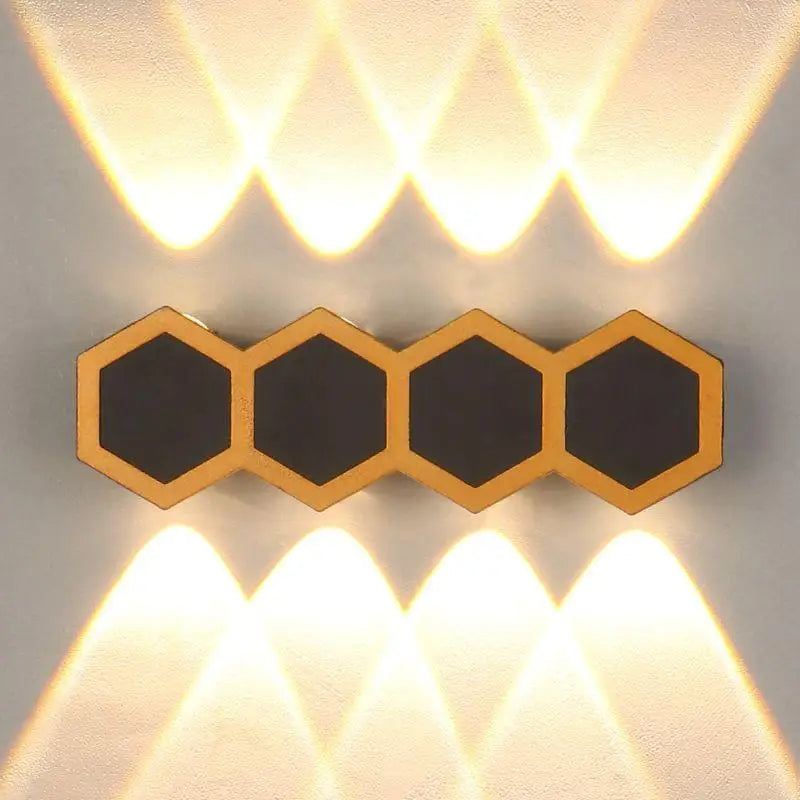 Applique murale créative en nid d'abeille