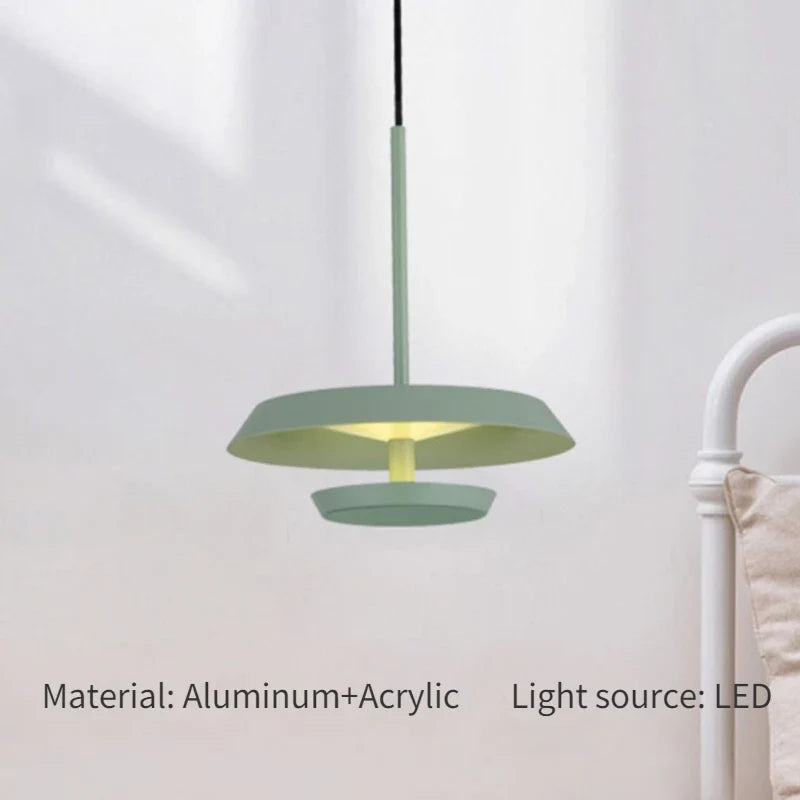 suspension led petite taille design espagnol protection des yeux diffuse