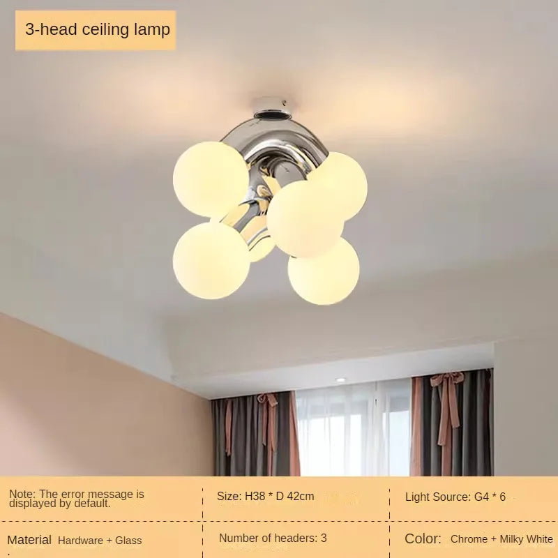 lustre minimaliste rétro créatif style grape pour intérieur