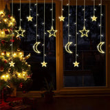 guirlande lumineuse rideau 138 led décorative pour Noël et fêtes