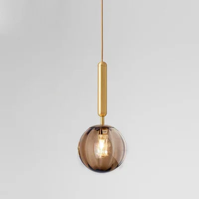 suspension moderne en verre pour décoration intérieure élégante