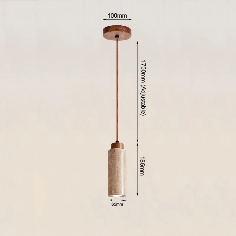 ensemble de 3 suspensions wabi sabi naturelles led