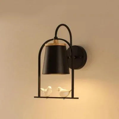applique murale moderne led en forme d'oiseaux pour décoration
