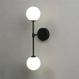 Applique murale post-modernes LED applique murale en verre Simple doré avec ampoule G9 nordique créative chambre salon allée lampe de chevet