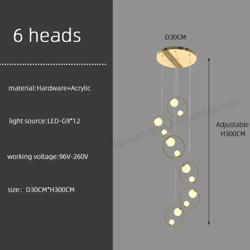 lustre moderne design pour un intérieur loft élégant