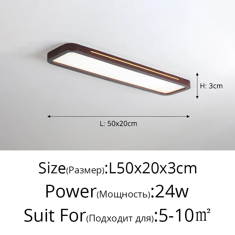 plafonnier led ultra-mince moderne pour entrée et balcon