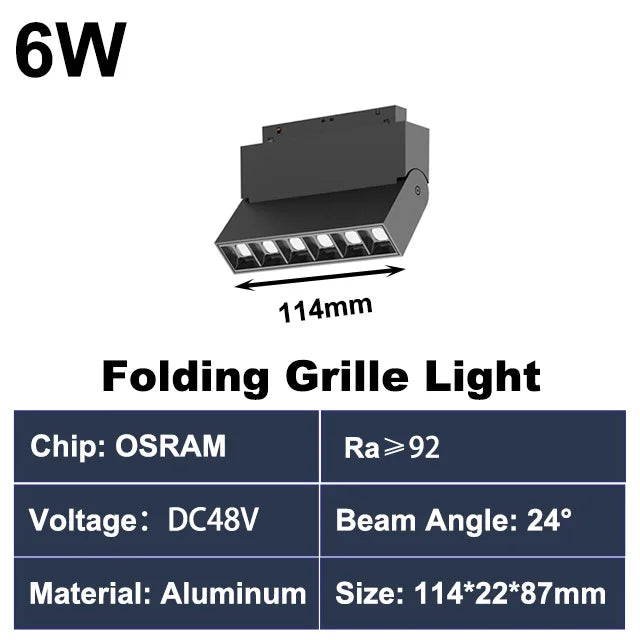 rail d éclairage magnétique moderne pour intérieur en aluminium
