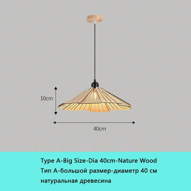 lampe suspendue led bois style wabi-sabi intérieur diy 2022