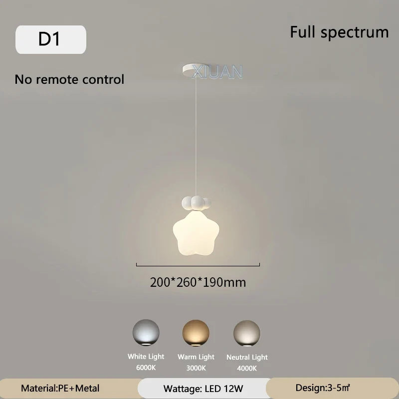 suspension modernes nuage lune étoile pour enfant