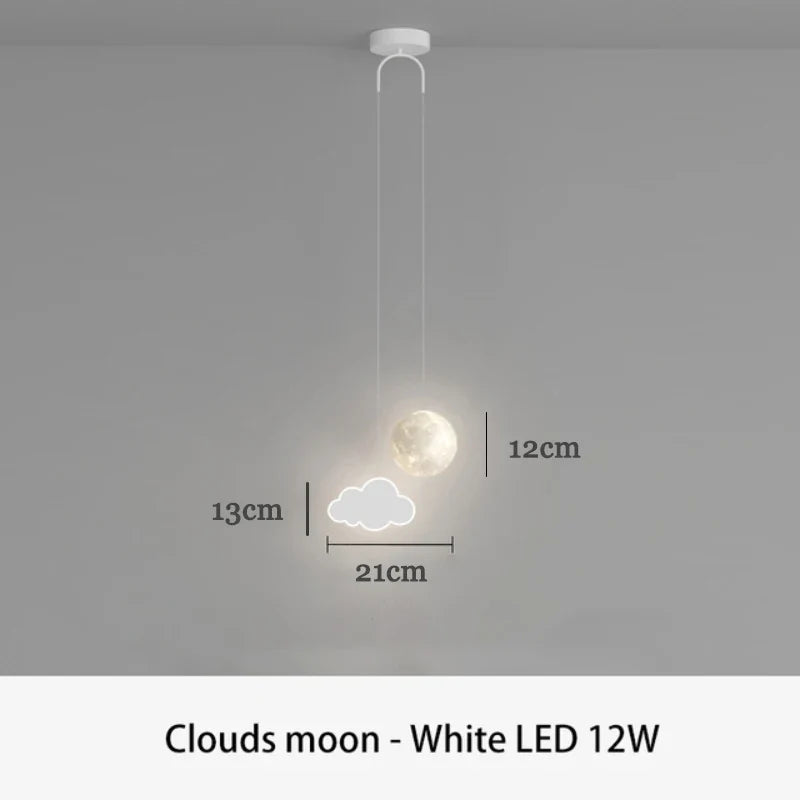 suspension led design dessin animé pour chambre d'enfant