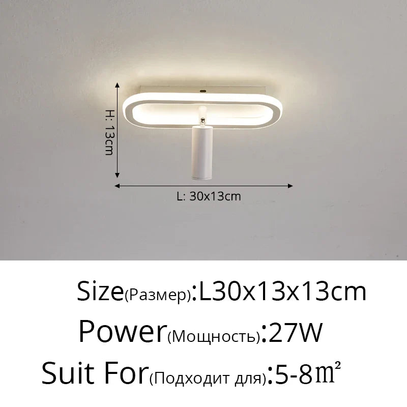 Plafonnier Acrylique LED à spots