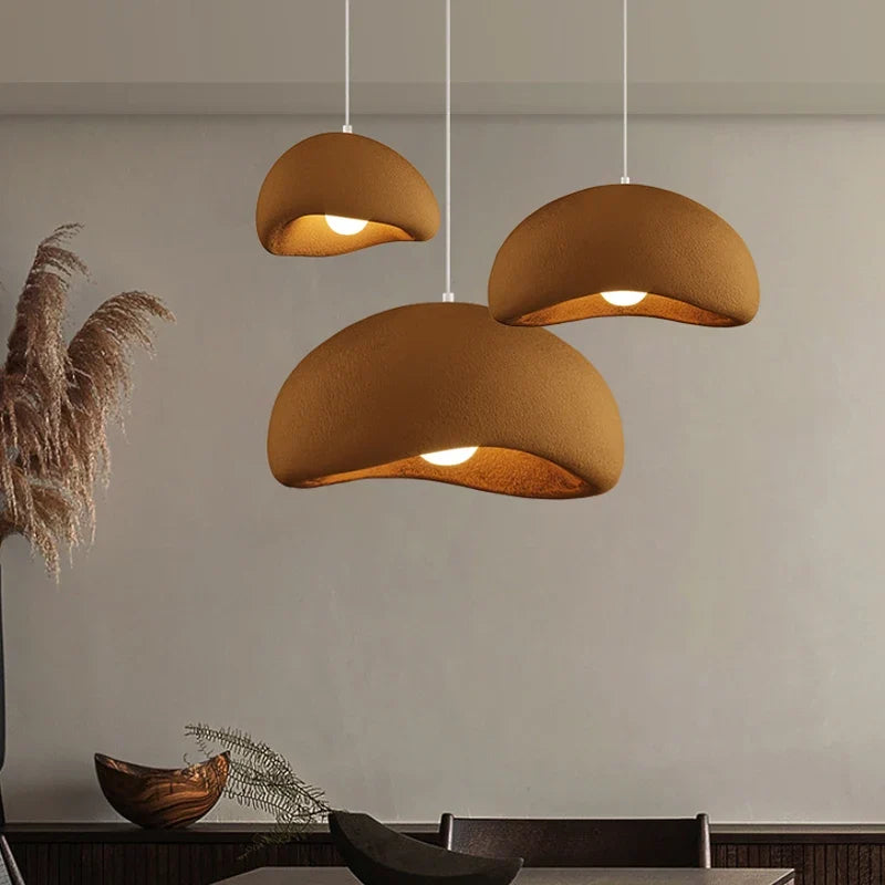 suspension design nordique en résine pour espaces modernes