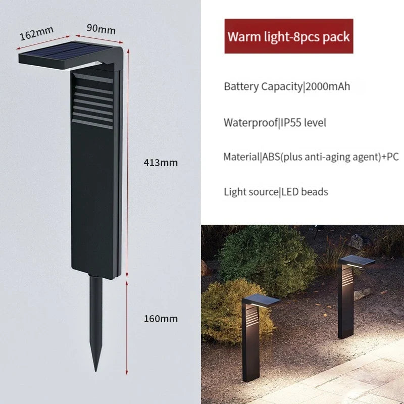 Lampe solaire IP55 étanche extérieur sol pelouse lumières LED Villa jardin paysage lampes debout prise de sol lumière du soleil éclairage