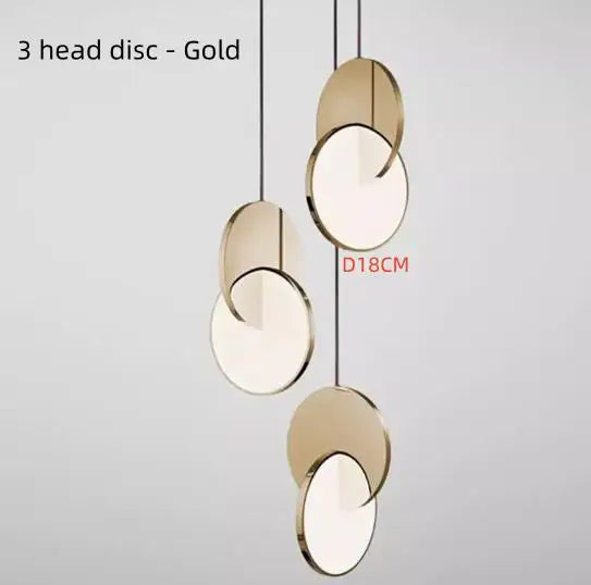 Nordic creative bar restaurant post-modern simple bedroom bedside designer single head net red light luxury art chandelier