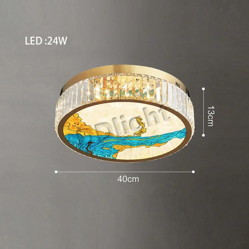 luminaire art déco led dimmable doré