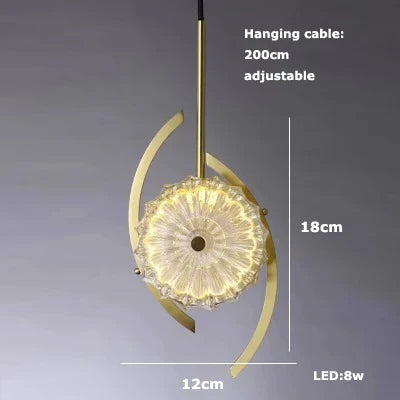 suspension art déco cristal luminaire élégant pour intérieur moderne