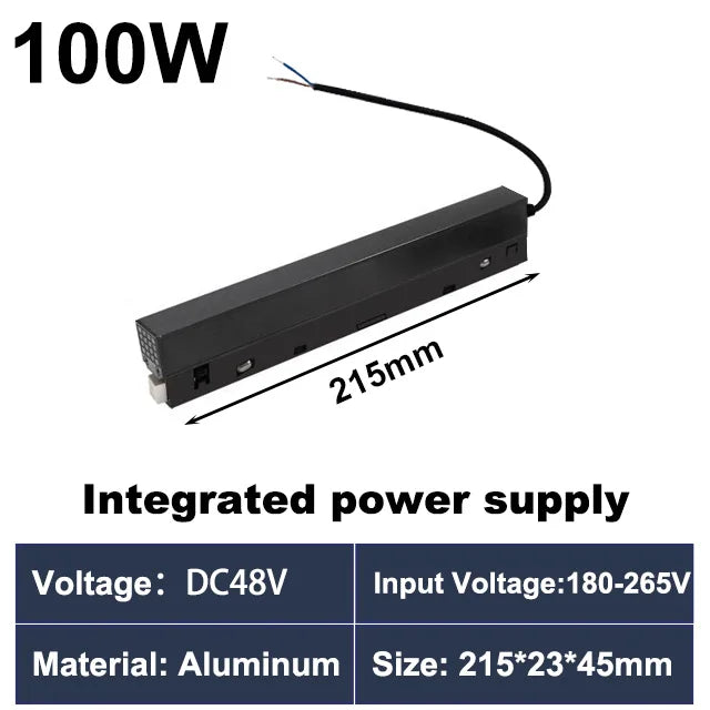 rail d éclairage magnétique moderne pour intérieur en aluminium