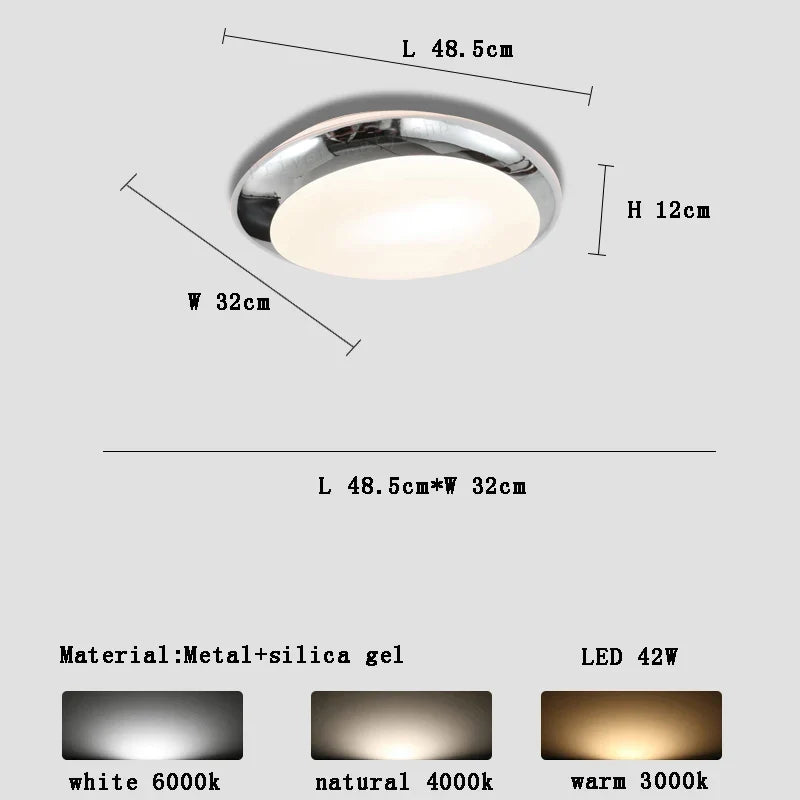 plafonnier led intelligent design moderne forme galets
