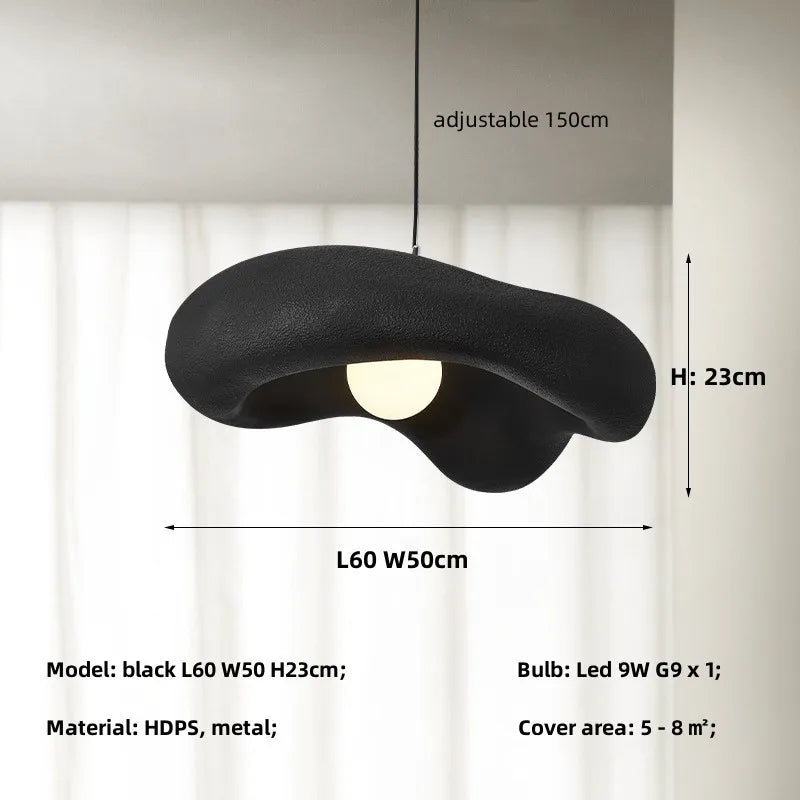 suspension LED wabi sabi style nordique