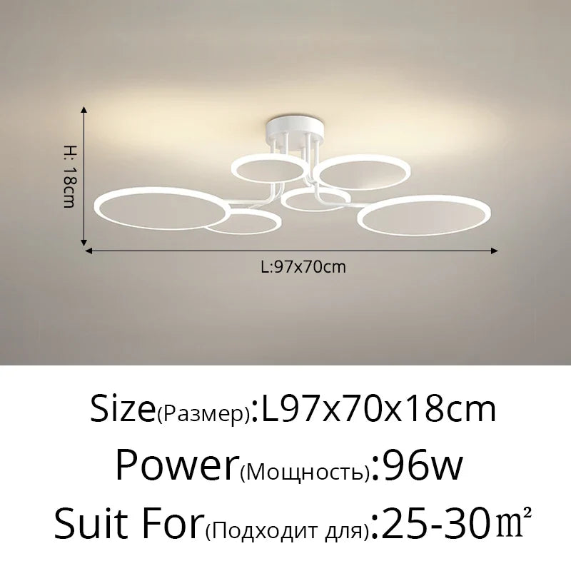 lustre en acrylique design pour intérieur moderne élégant et lumineux