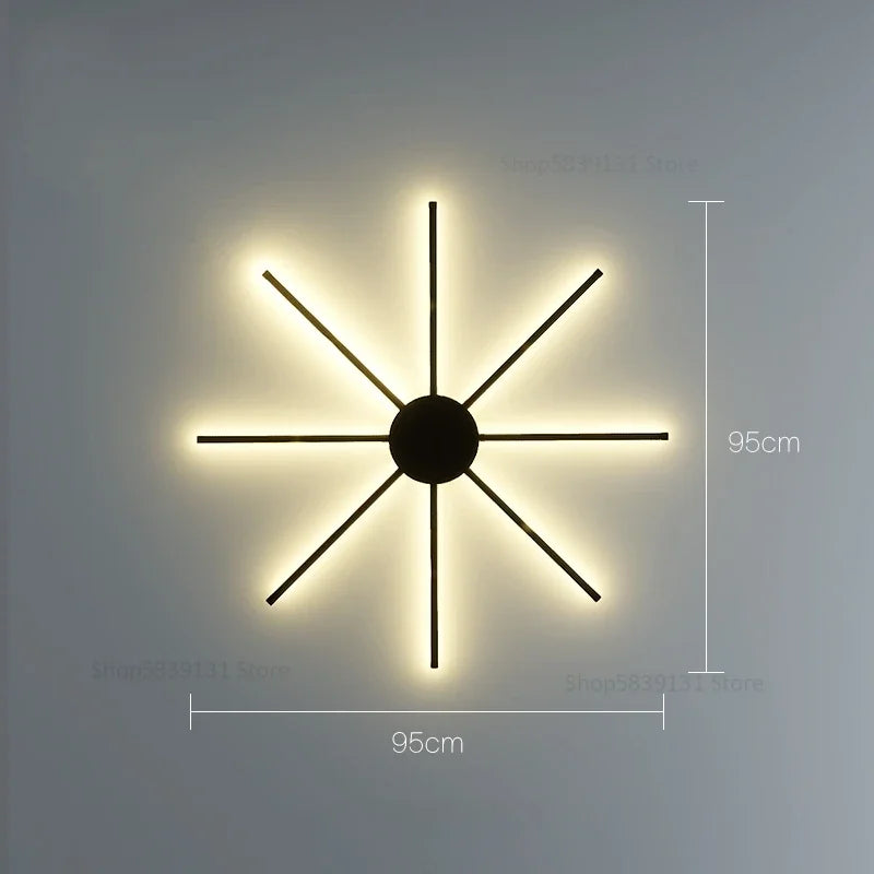 applique murale moderne créative pour décoration intérieure élégante